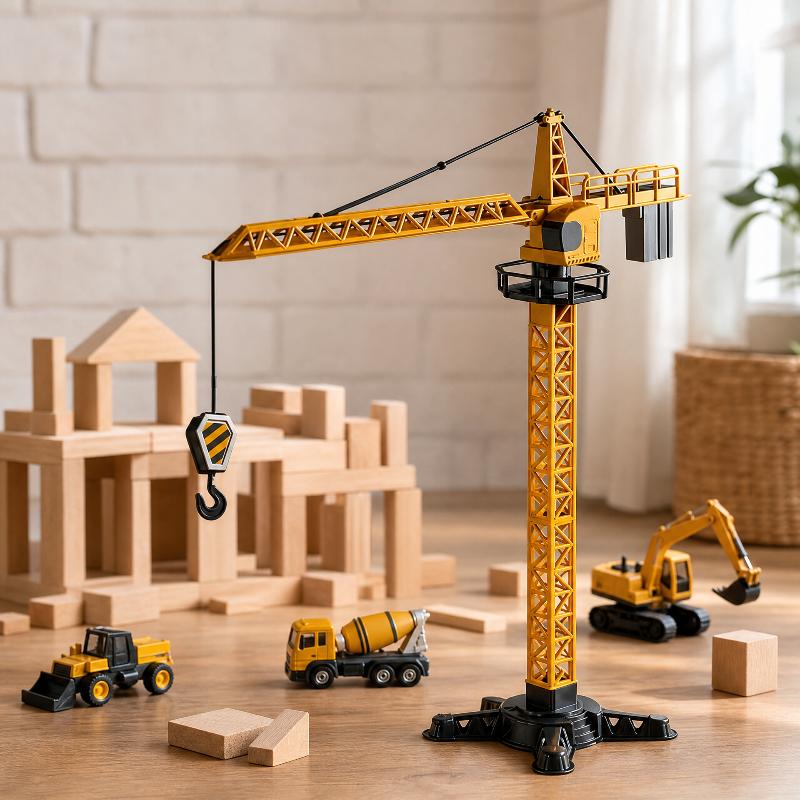 Tower Crane Toy Simulated Cons - Educational Toys review and price