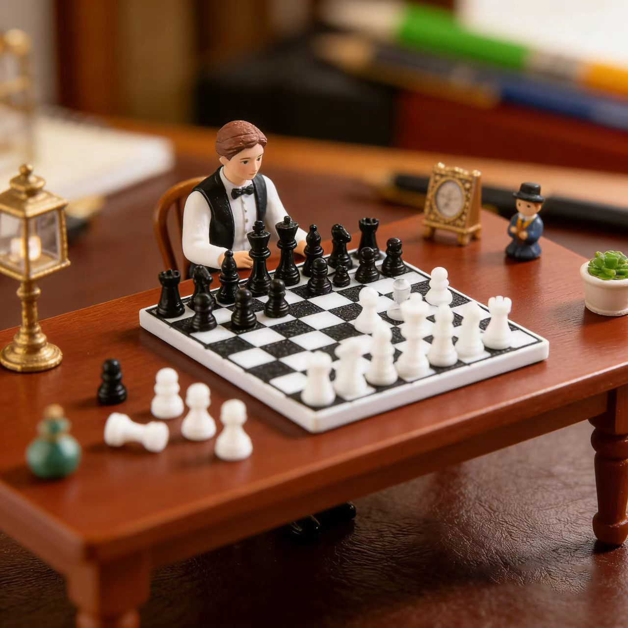 1set/Miniature black and white - Board Games review and price