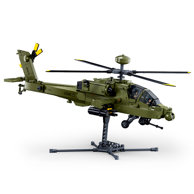 Sluban M38‑B1536 Boeing AH‑64D - Lego Compatible Military Tank review and price