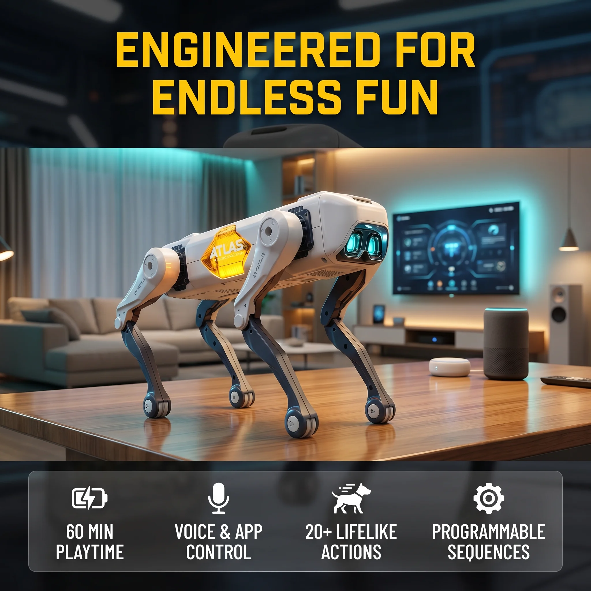AI Smart Robot Dog, Voice & AP - Remote Control Toys review and price