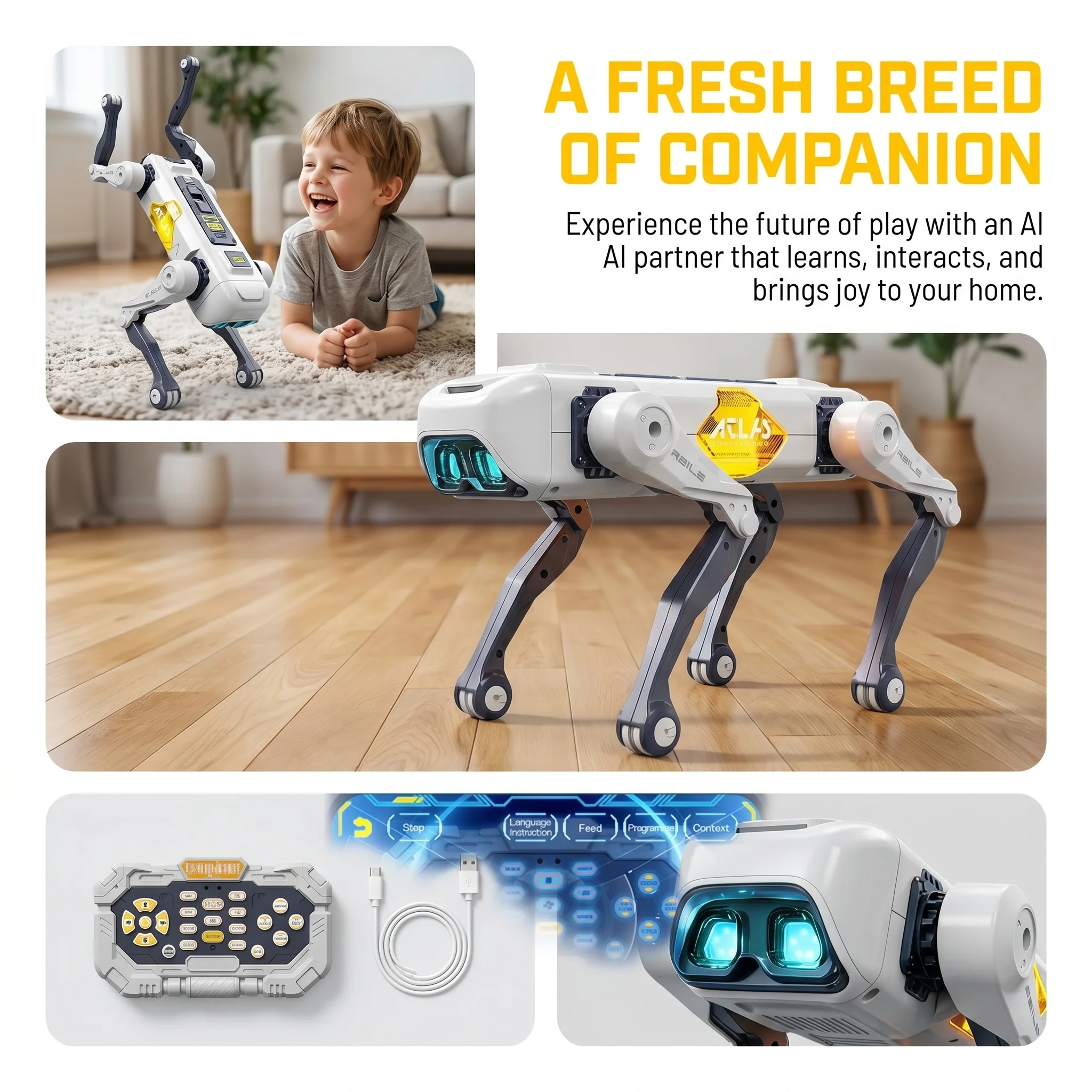 AI Smart Robot Dog, Voice & AP - Remote Control Toys review and price